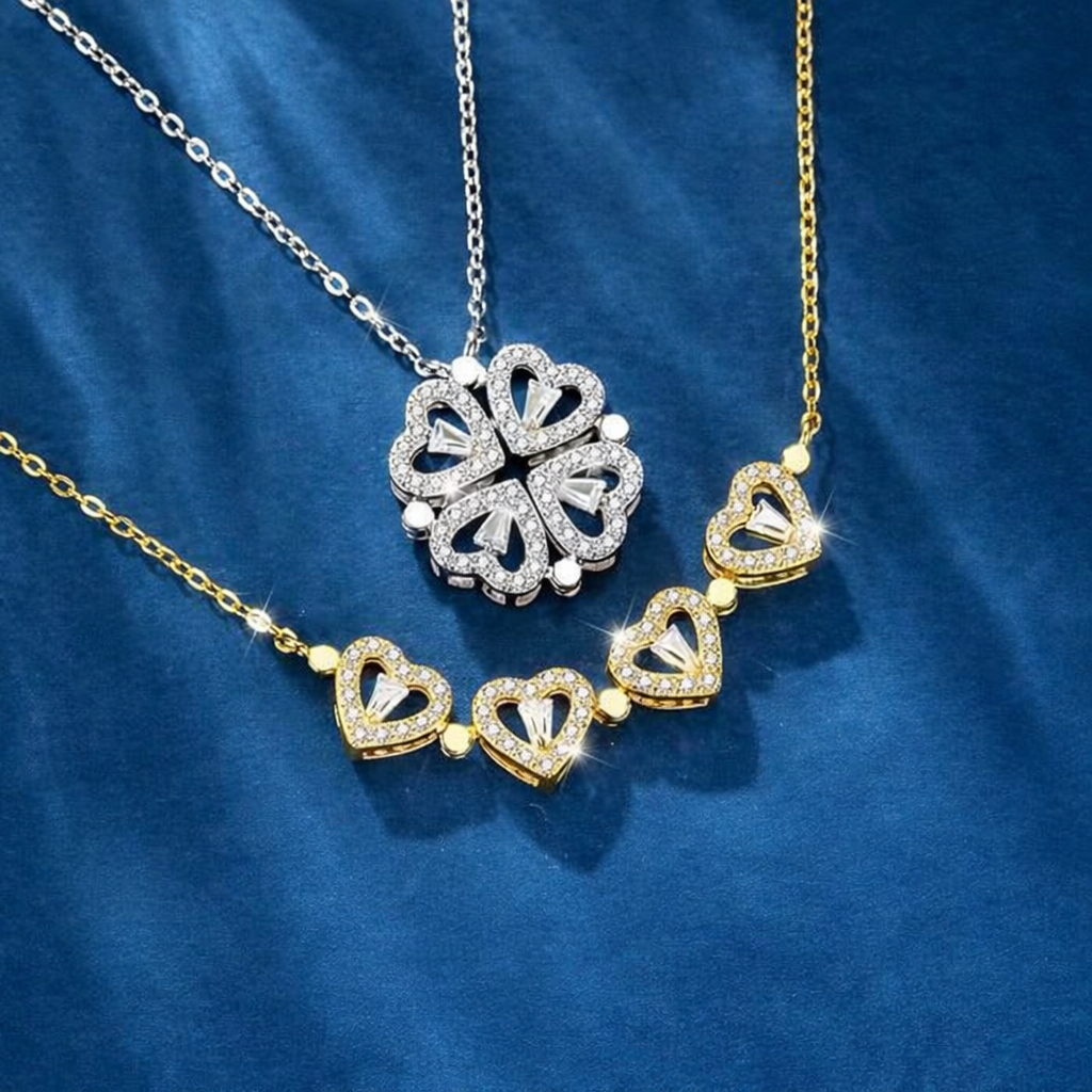 クローバーネックレス 女性